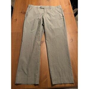 Lauren Ralph Lauren Men’s Dress Pants 38x32‎ Taupe Gray Textured Washable Slacks